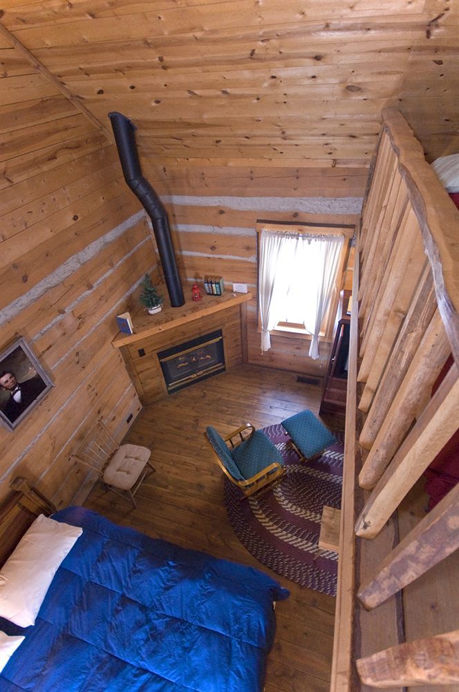 Galena Log Cabin Getaway Room photo